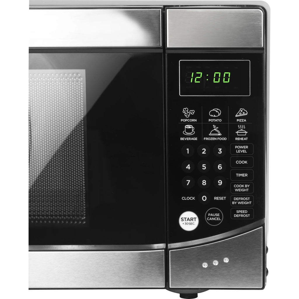 Commercial Chef 0.9 cu ft Counter Top Microwave, Black