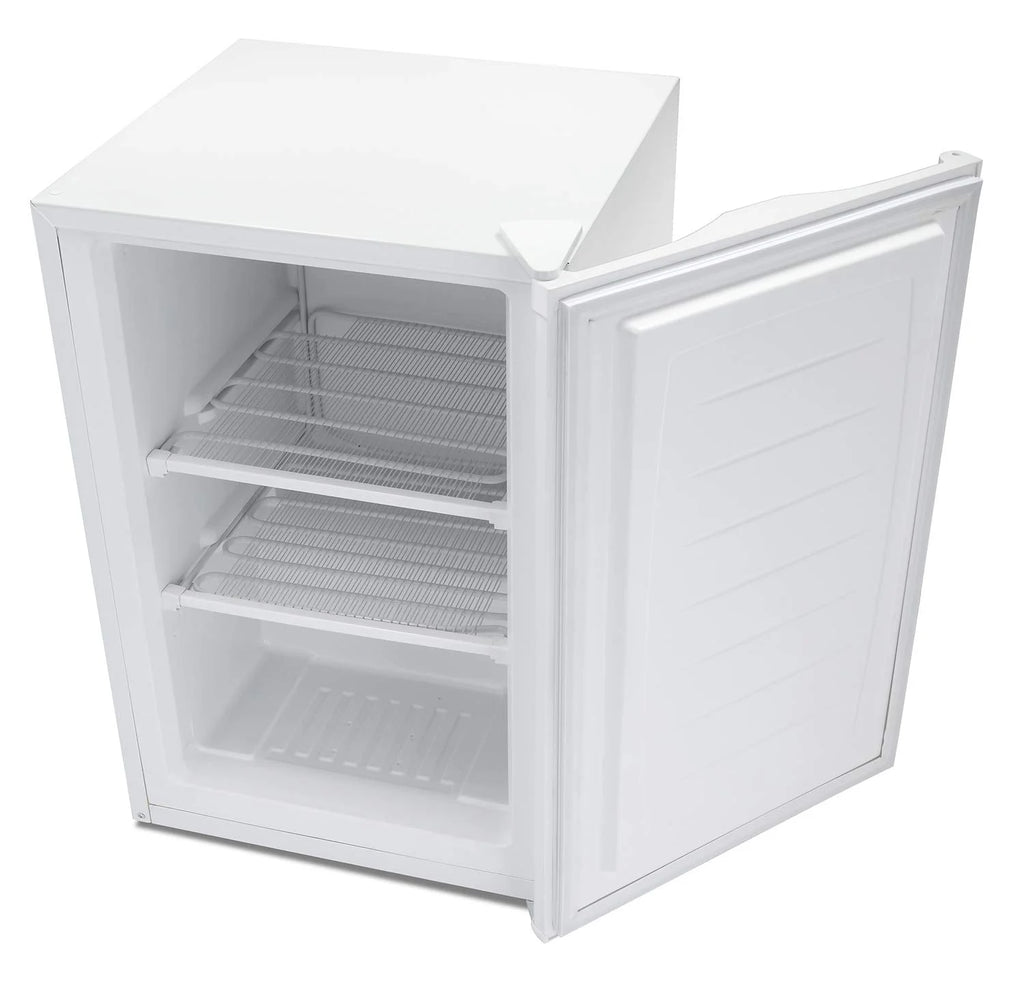 KNDKO 3.2Cu.ft Upright Freezer, Compact Freezer with Removable Shelves, Adjustable Thermostat for Home/Kitchen/Office, Black