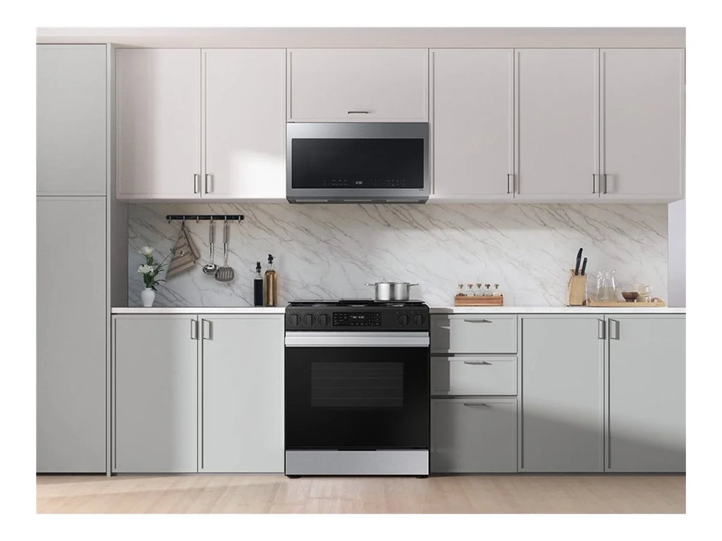 Samsung Bespoke Smart Slide-In Gas Range 6.0 cu. ft. with Air Fry & Precision Knobs NSG6DG8300SR