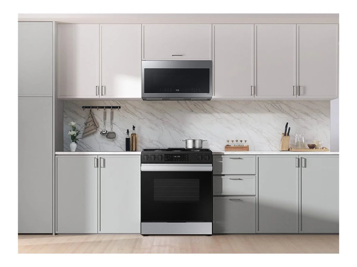 Samsung Bespoke Smart Slide-In Gas Range 6.0 cu. ft. with Air Fry & Precision Knobs NSG6DG8300SR