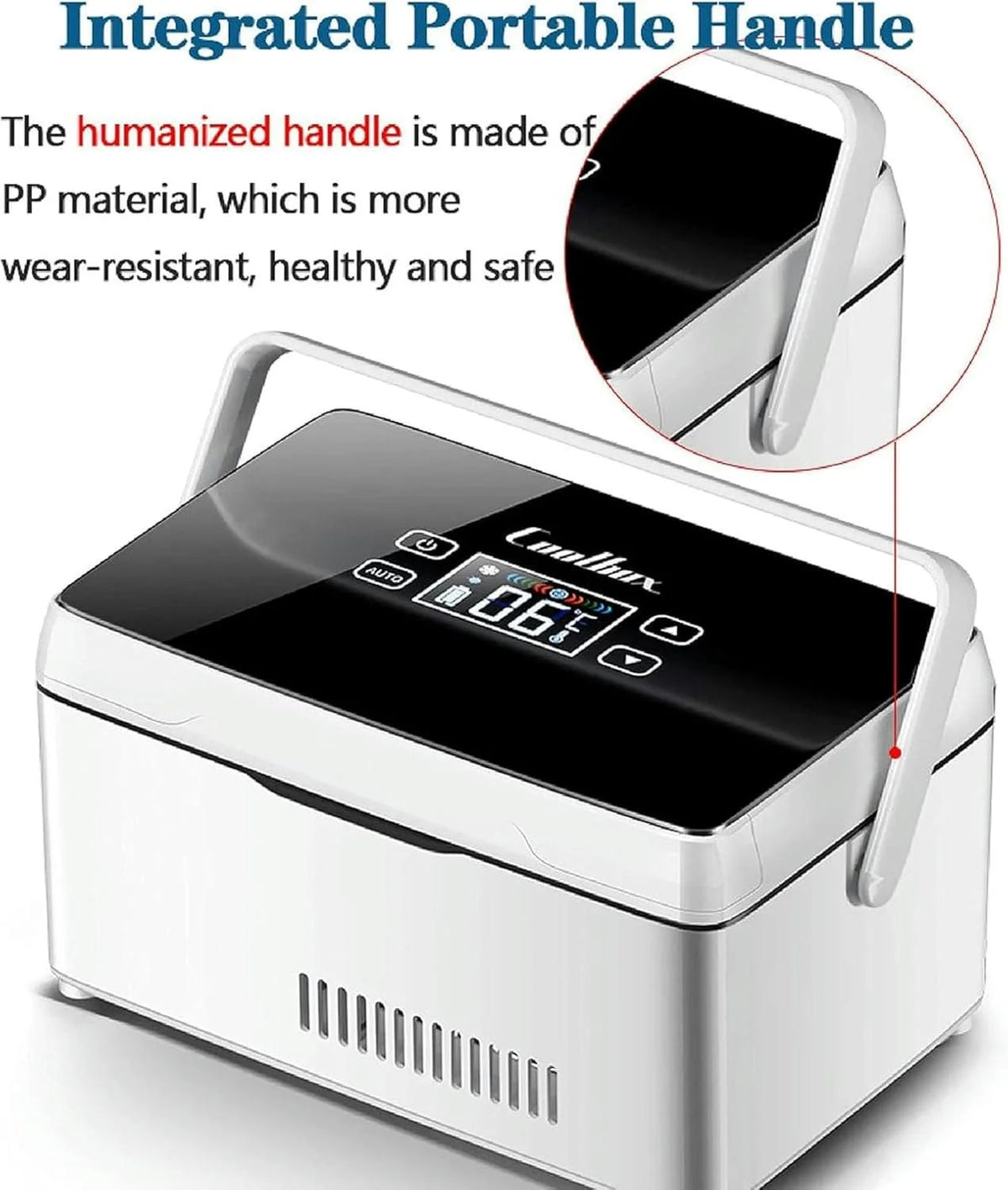 GXCZ Insulin Cooling Box Refrigerator Insulin Cooler Travel Box, Insulin Cooler, Refrigerator, USB Charging Thermostatic Refrigerator With Bag And Handle