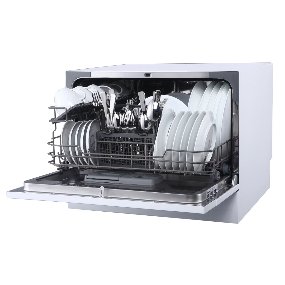 Whynter Countertop Portable Dishwasher, 6 Place Setting, White, LED, Energy Star, White