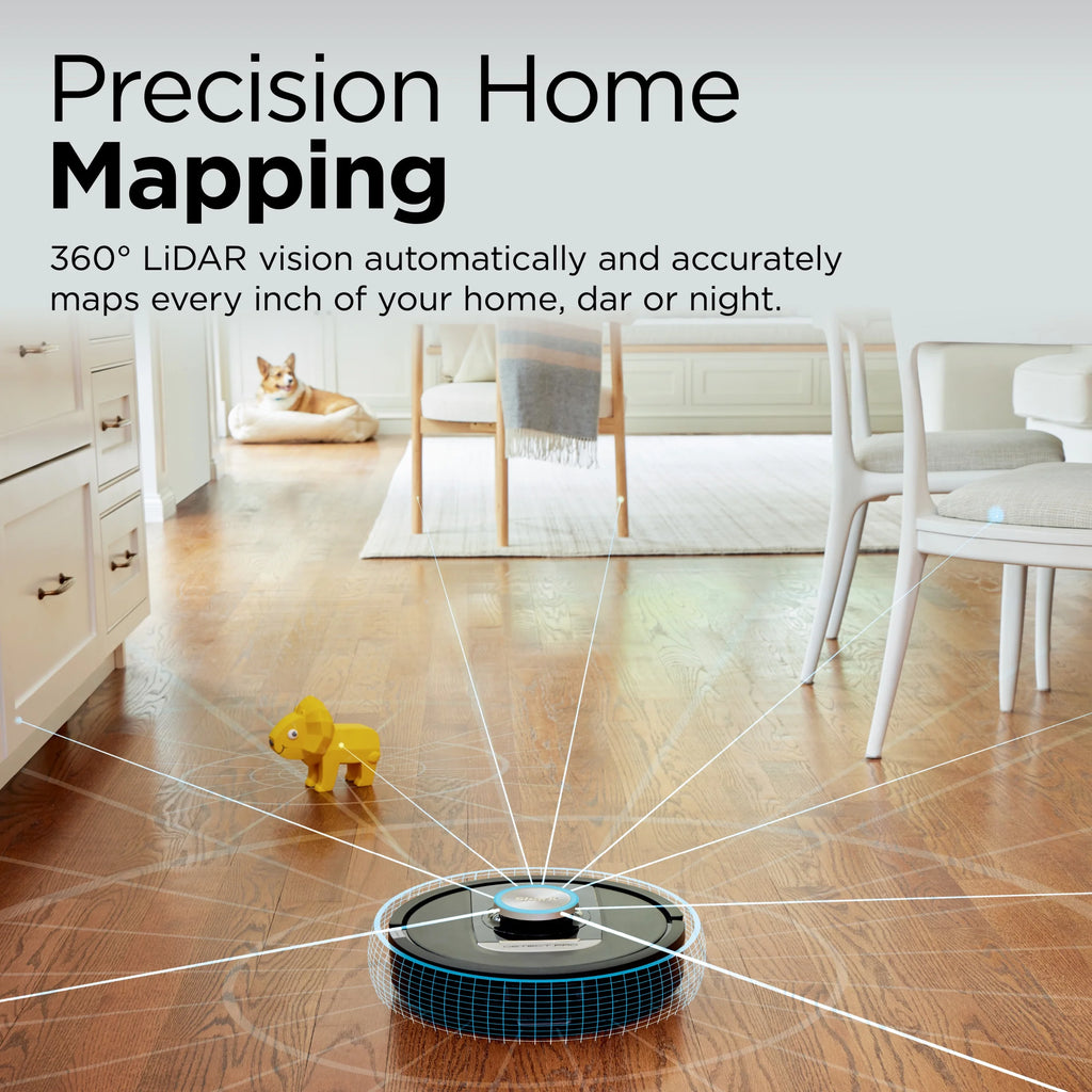 Shark PowerDetect? Self-Empty Robot Vacuum with NeverStuck & Detect Technologies, Auto Deep-Clean Carpets & Hardfloors, HEPA Bagless Base Neutralizes Odors, for Pet Hair, WiFi, RV2820AE