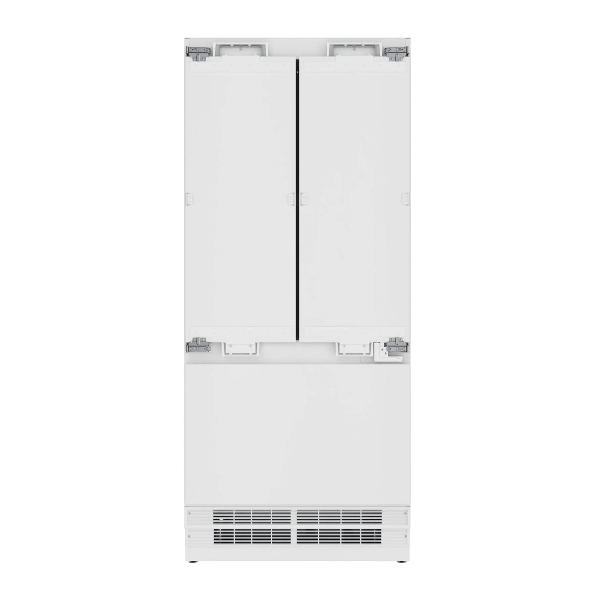 36 In. Panel Ready French Door Refrigerator With Ice maker, water dispenser, Frost Free . 19.6 total cubic feet