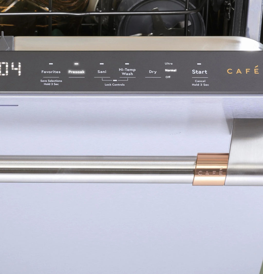 Cafe Cdp888mv 24" Wide 16 Place Setting Built-In Top Control Dishwasher - Platinum Glass
