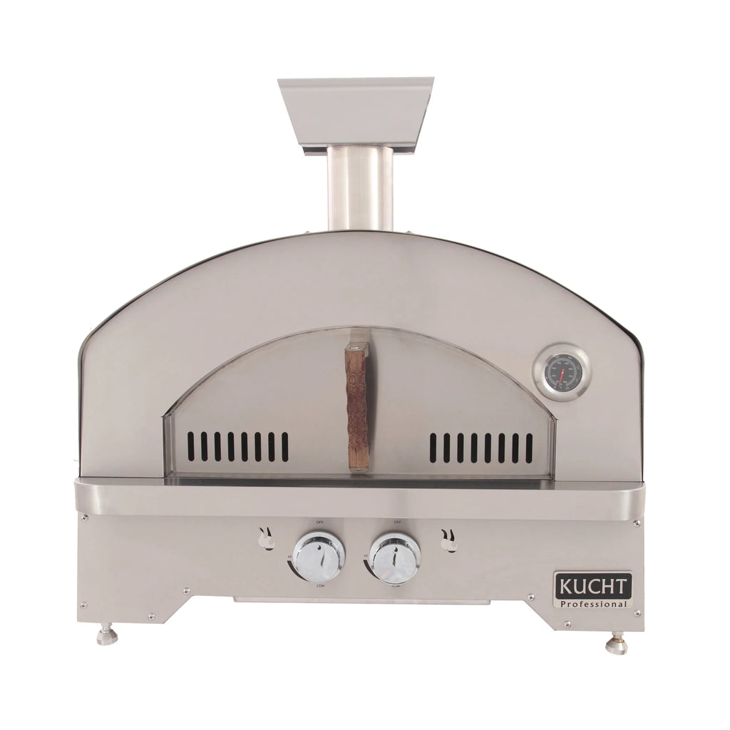 NAPOLI Outdoor Portable Propane Gas Pizza Oven in Stainless Steel
