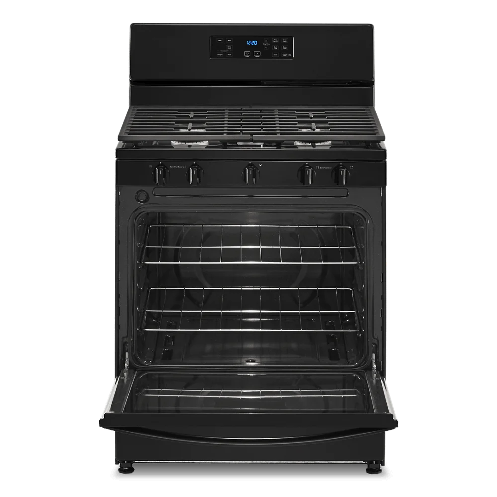 WHIRLPOOL WFG505M0MB 30" Black Free Standing Gas Range Black