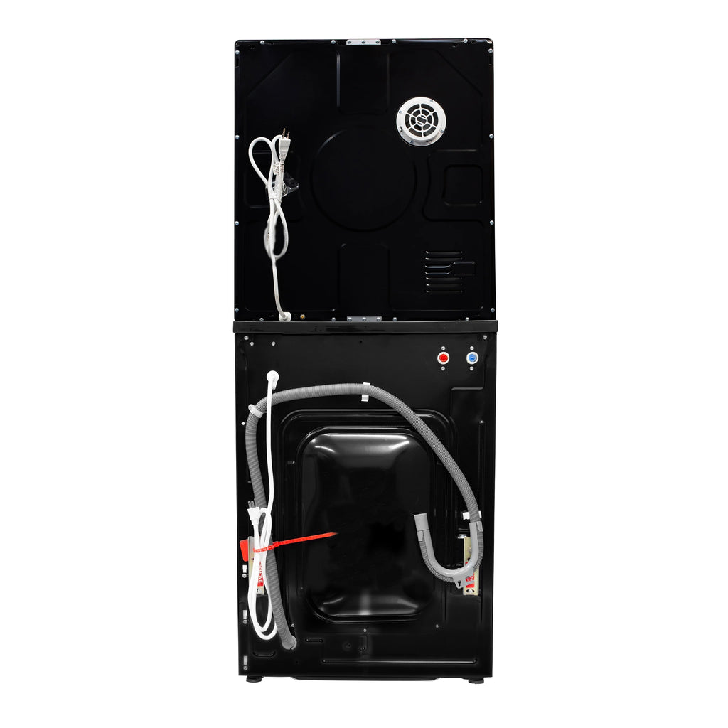 Equator 110V 1.6 cf Washer w/ Pet Cycle & 110V 3.5cf Vented Digital Sensor Dryer in Black