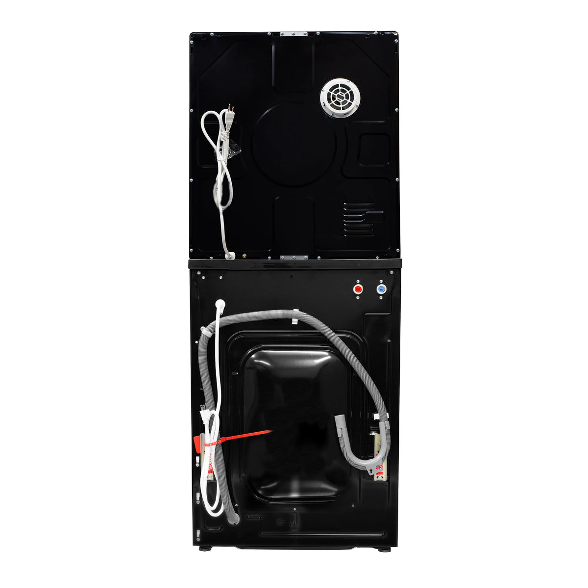 Equator 110V 1.6 cf Washer w/ Pet Cycle & 110V 3.5cf Vented Digital Sensor Dryer in Black