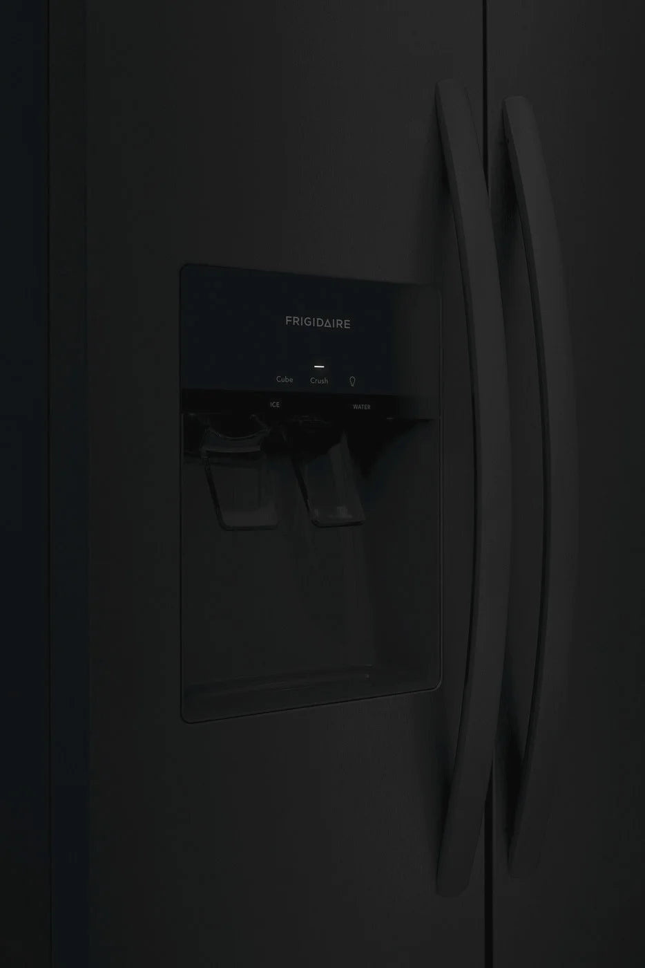 Frigidaire 22.3 Standard-Depth Side by Side Refrigerator, Black