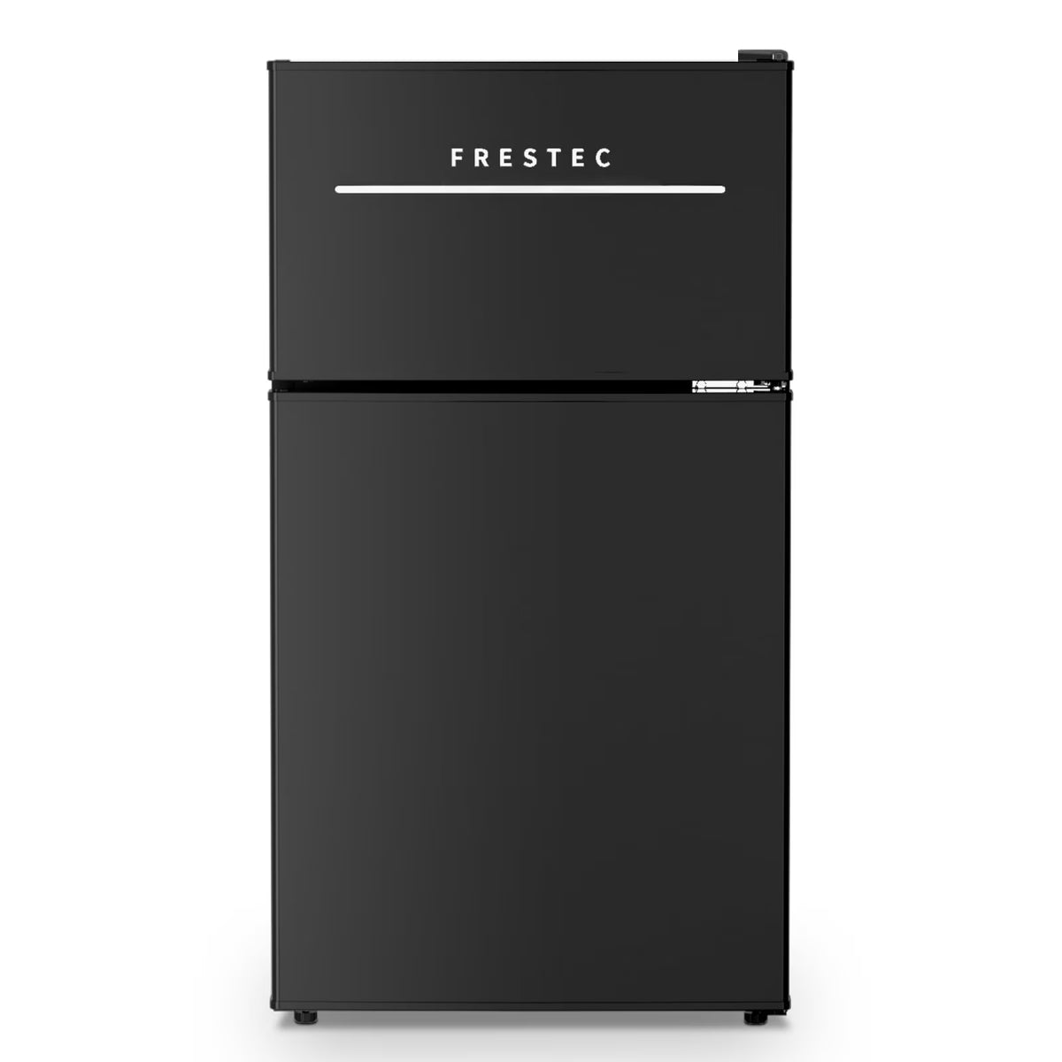 Frestec 3.2 cu. Ft.  Double Door mini fridge Compact Refrigerator, Black