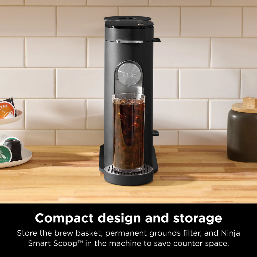 Ninja Pods & Grounds Single-Serve Coffee Brewer, Steam Grey
