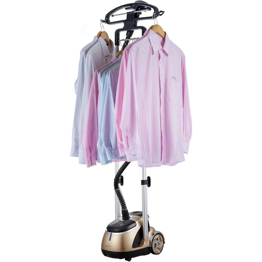 SALAV? Professional Series Garment Steamer with Stainless Steel Plated Nozzle in Gold