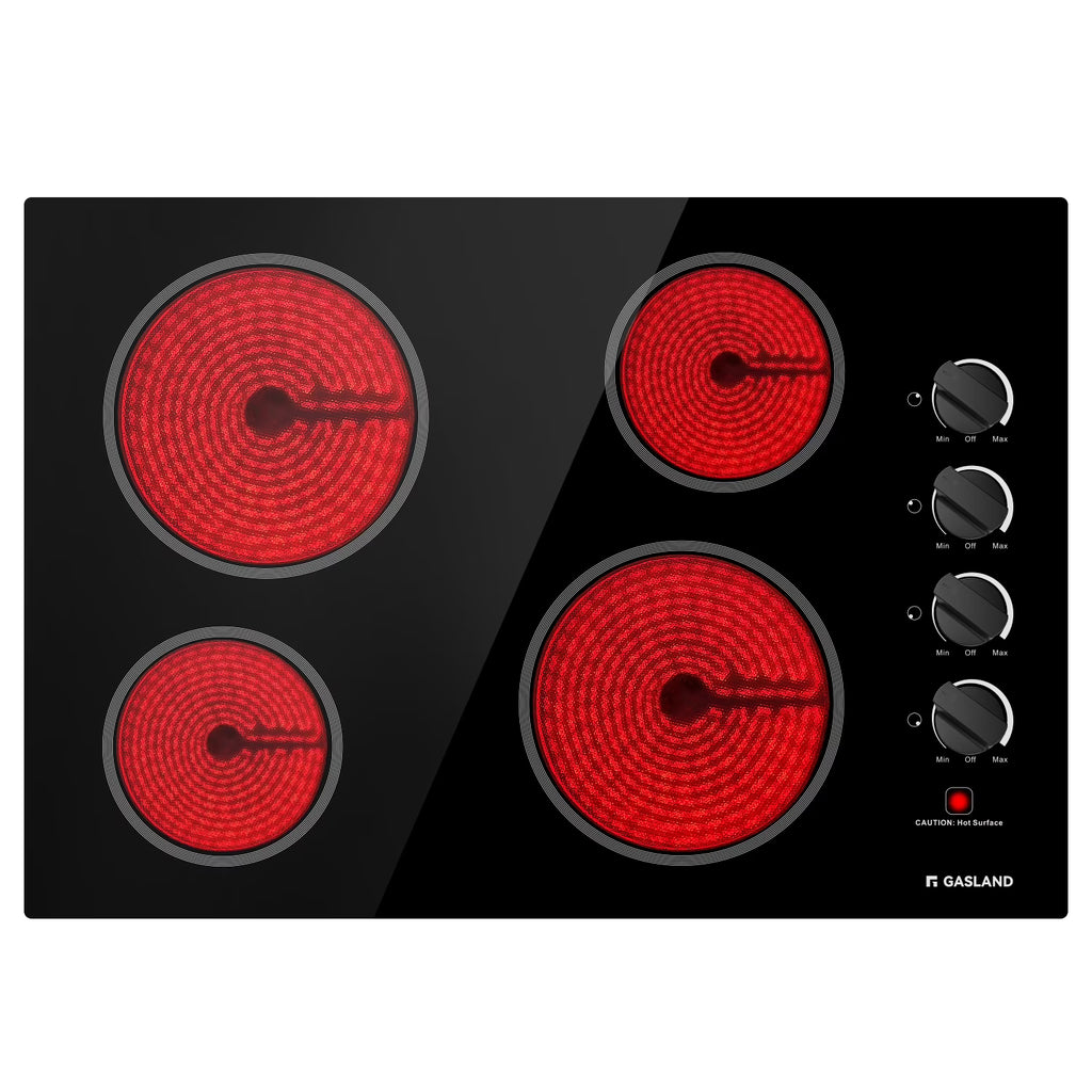 GASLAND Chef Pro 30 in Radiant Electric Cooktop with 4 Burners,  220V ETL Approved