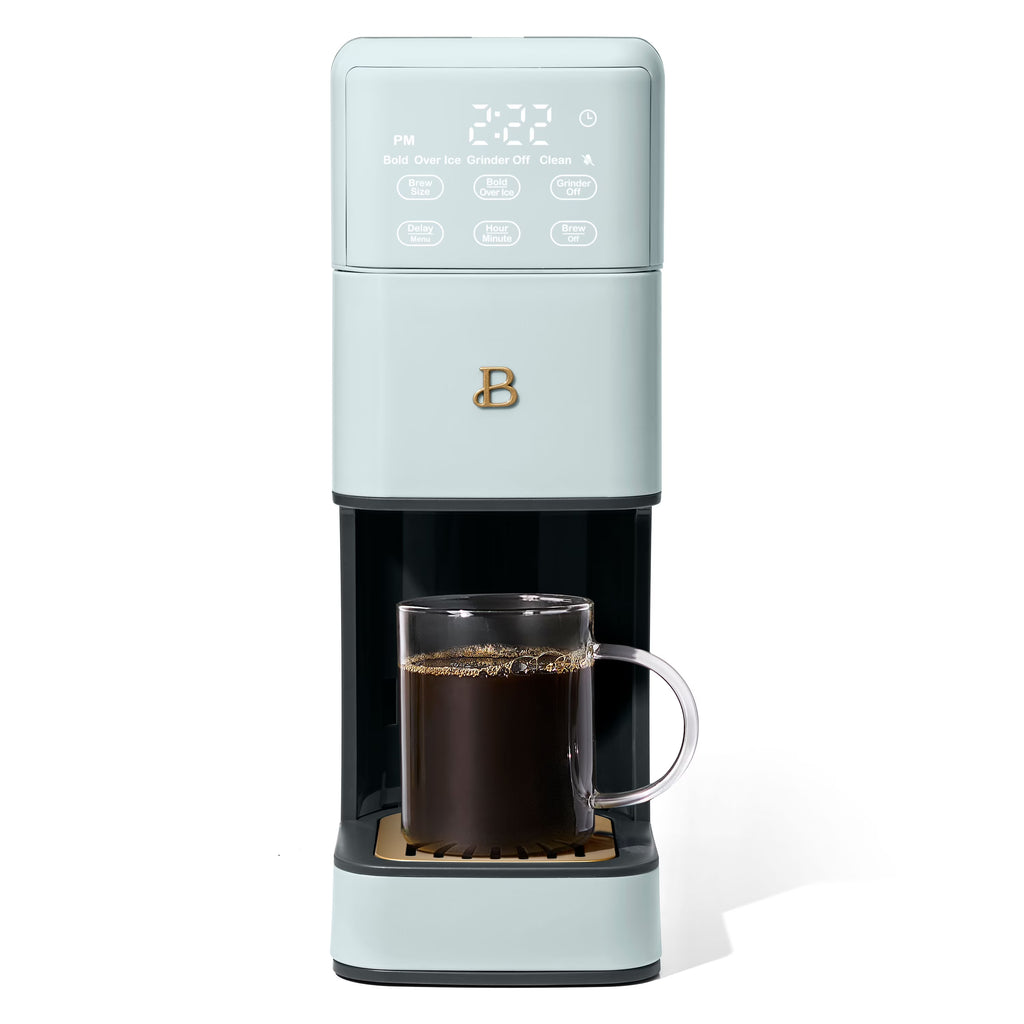 Beautiful Perfect Grind�?Programmable Single Serve Coffee Maker, White Icing by Drew Barrymore