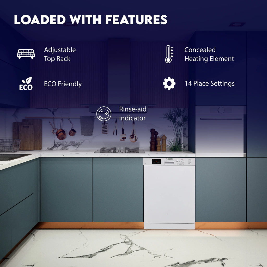 Equator Europe 24" Built in 14 place Dishwasher in Stainless