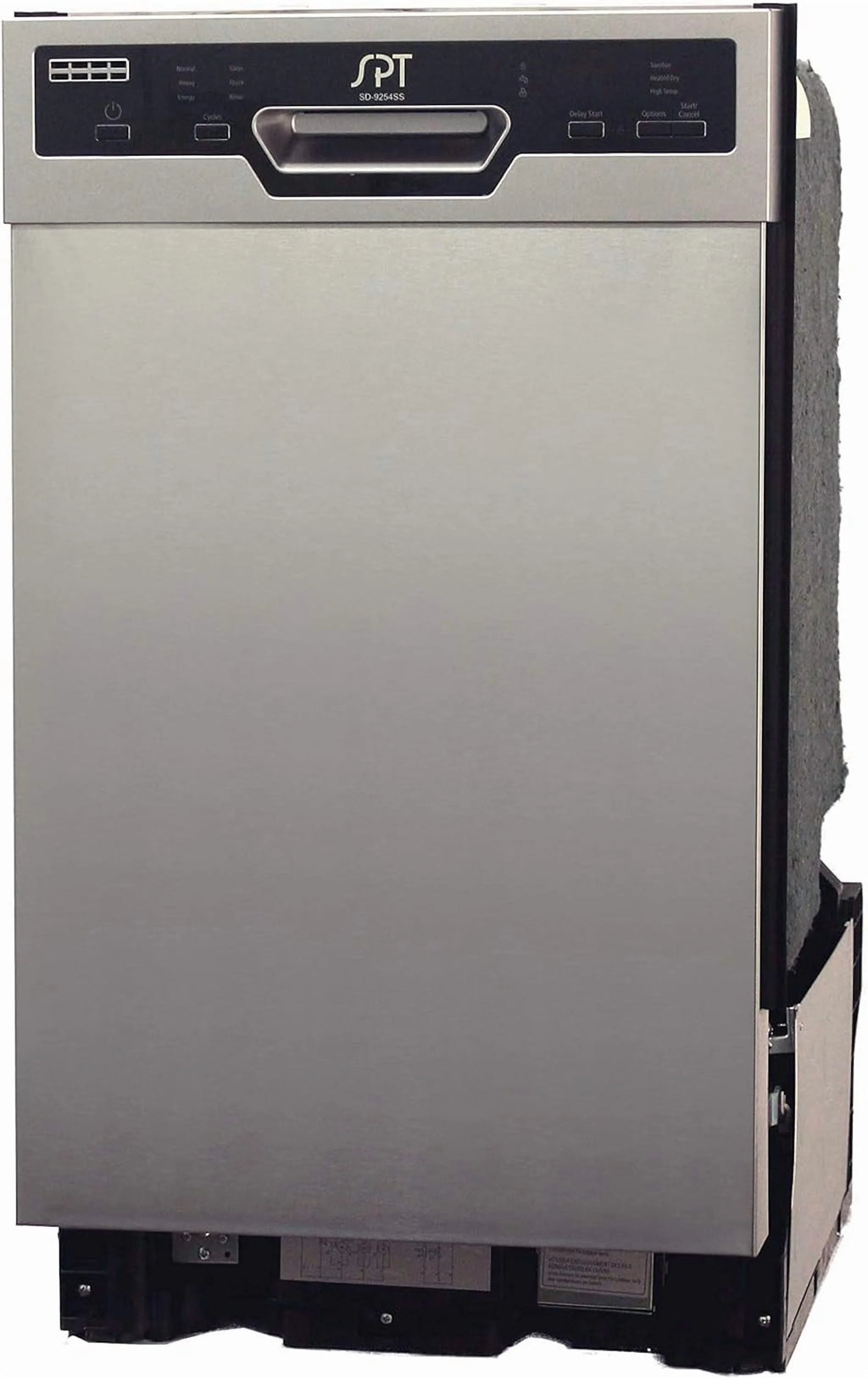 Energy Star 18" Built-In Dishwasher w/Heated Drying - Stainless