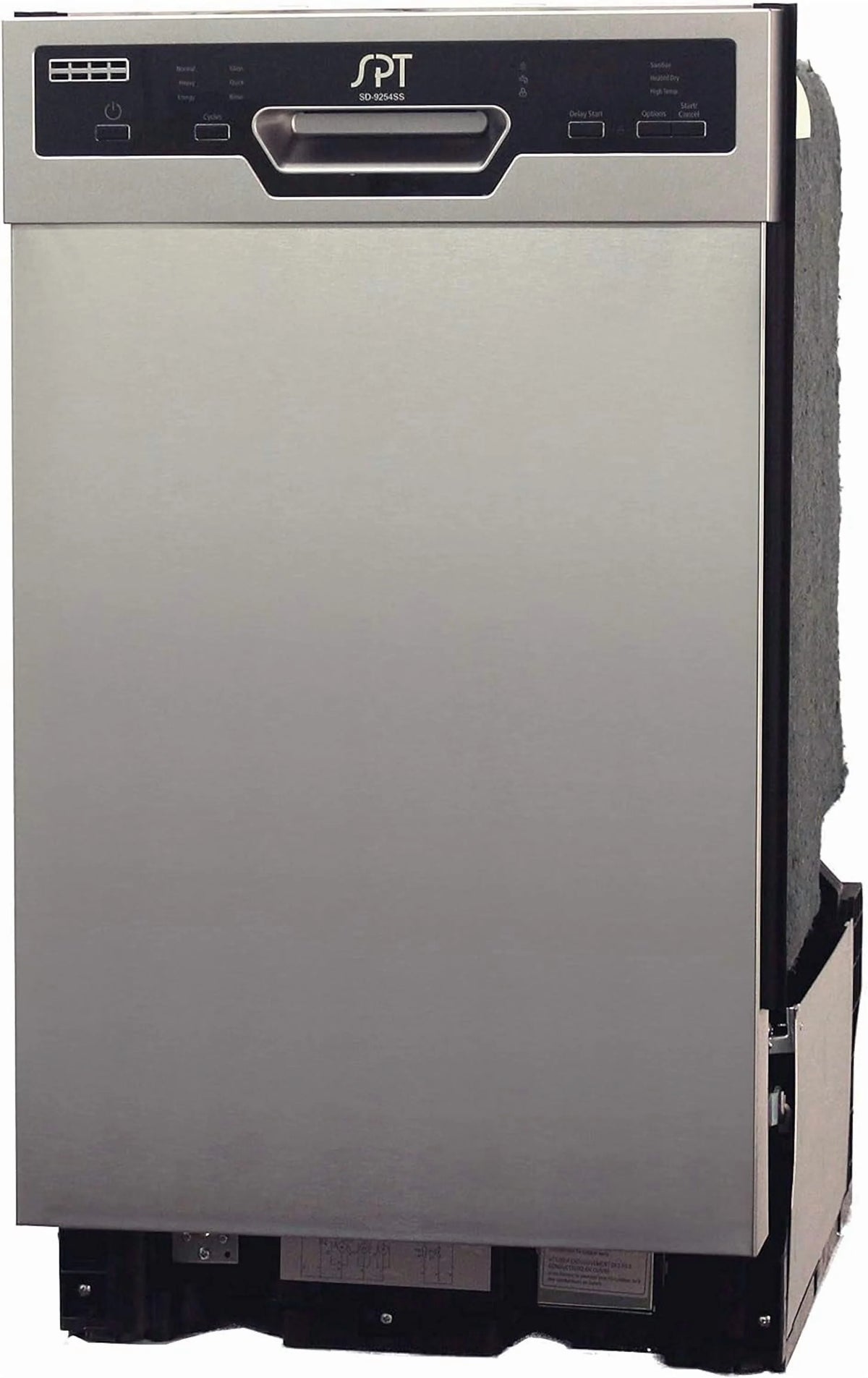 Energy Star 18" Built-In Dishwasher w/Heated Drying - Stainless