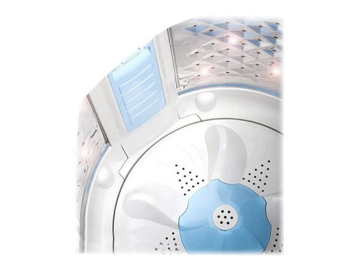 Compact Washing Machine, KAPAS Fully Automatic 2-in-1 Washer & Spin Dry Machine with 8 lbs Capacity Top Load Tub Washer