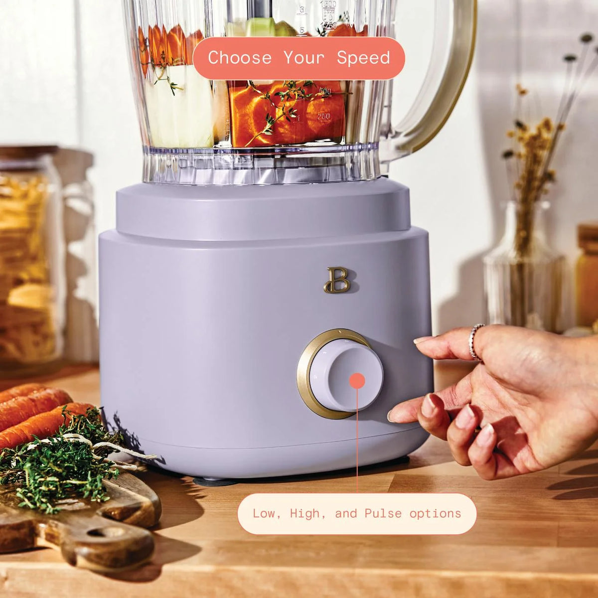 Beautiful 10-Cup Food Processor with Accessories, White Icing by Drew Barrymore