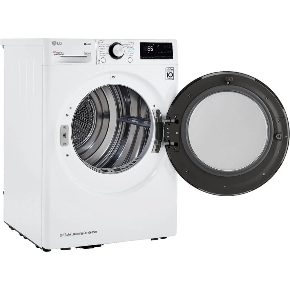 LG DLHC1455W 4.2 Cu. Ft. White Stackable Front Load Electric Smart Dryer