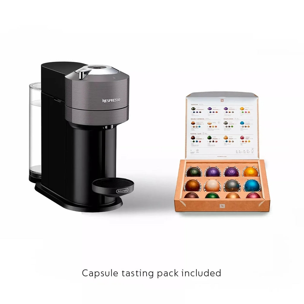 Nespresso Vertuo Next Deluxe by De��Longhi, Dark Grey with Milk Frother