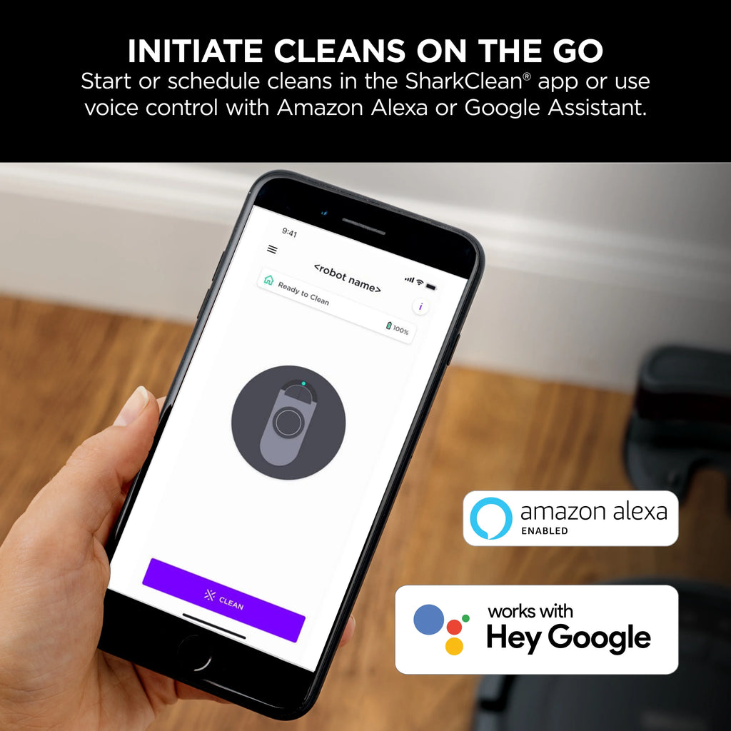 Shark ION Robot Vacuum, Wi-Fi Connected, Black, RV754