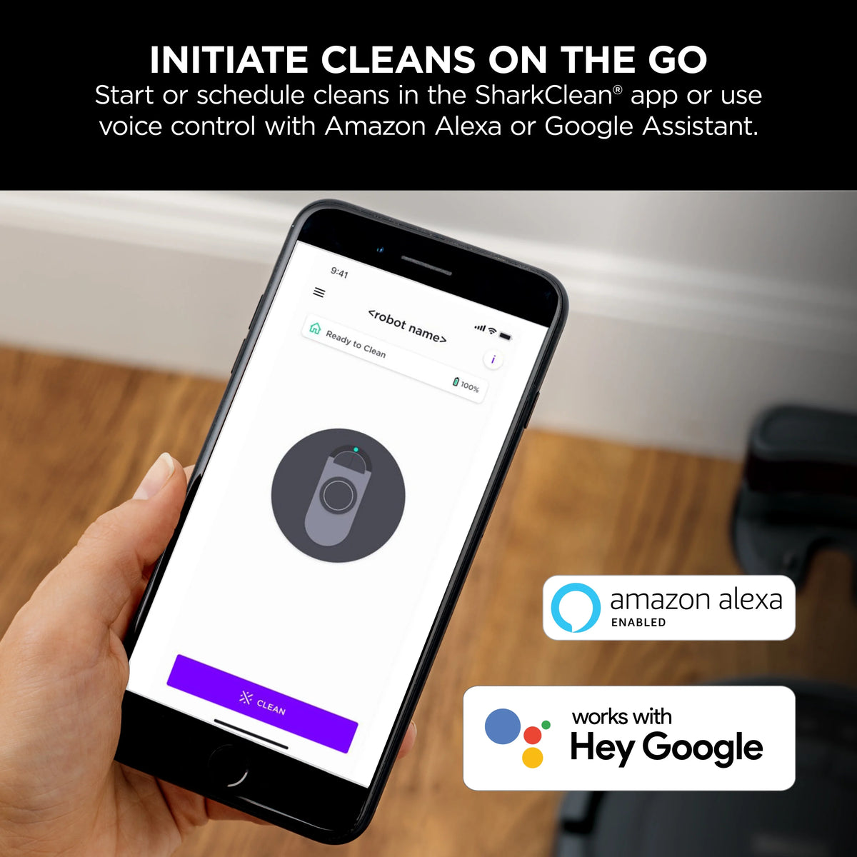 Shark ION Robot Vacuum, Wi-Fi Connected, Black, RV754