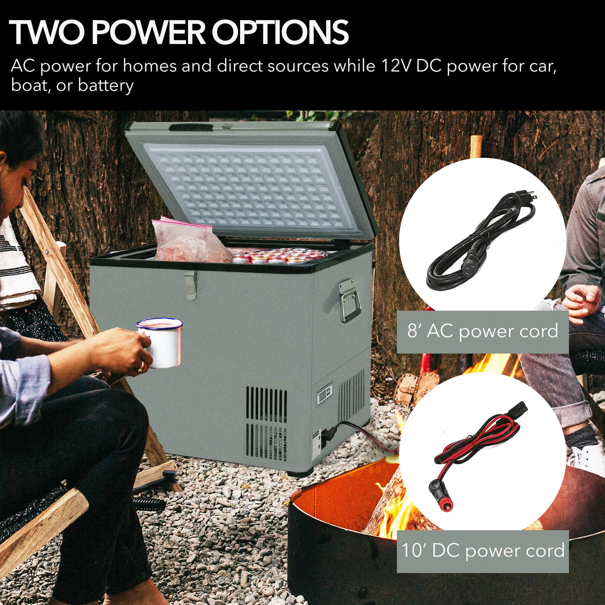 Whynter 85 Quart Portable Fridge-Freezer