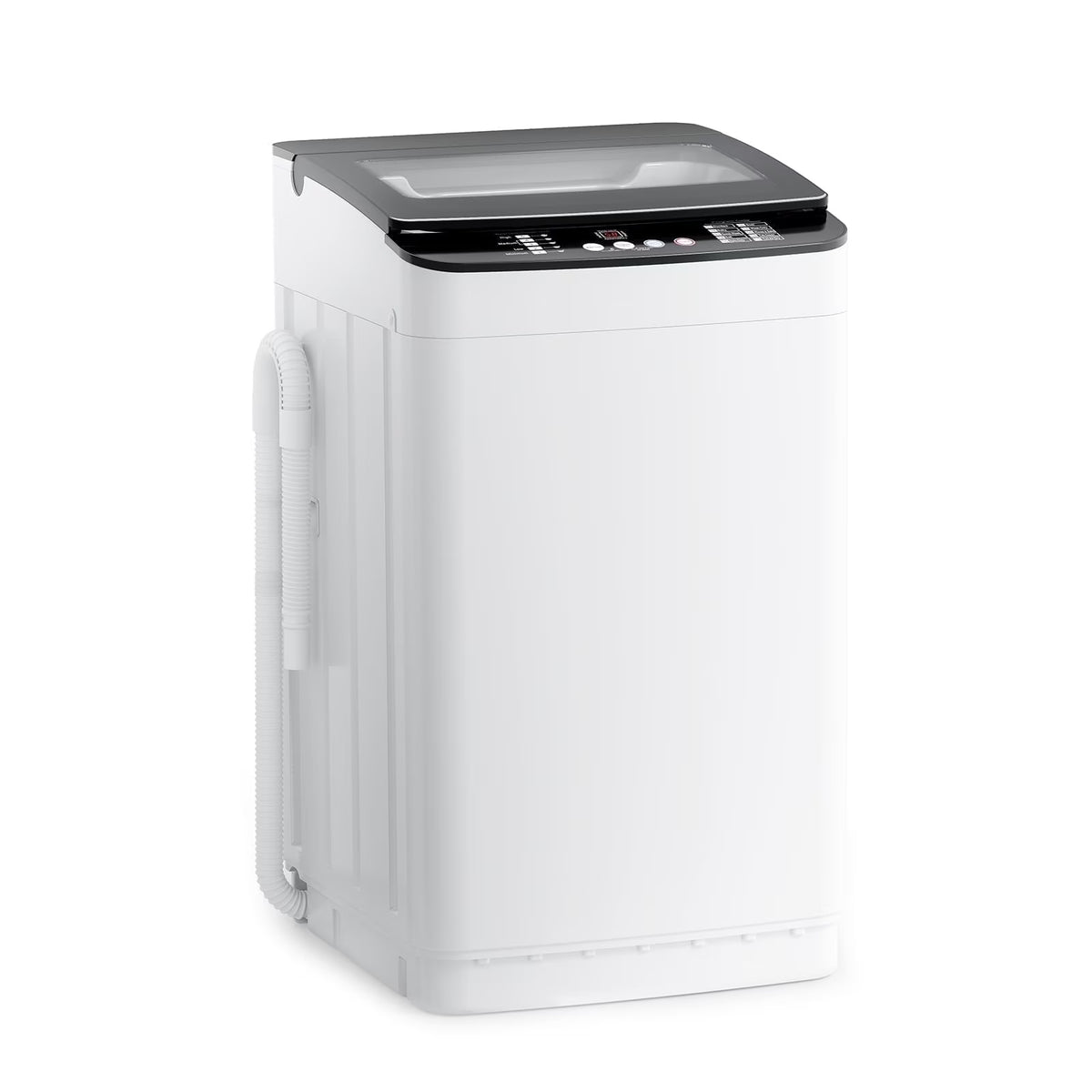 Auertech 18lbs Portable Washing Machine, Fully Automatic Portable Washer with LED Display,Washer & Dryer Combo, 7 Wash Cycles, 4 Water Levels
