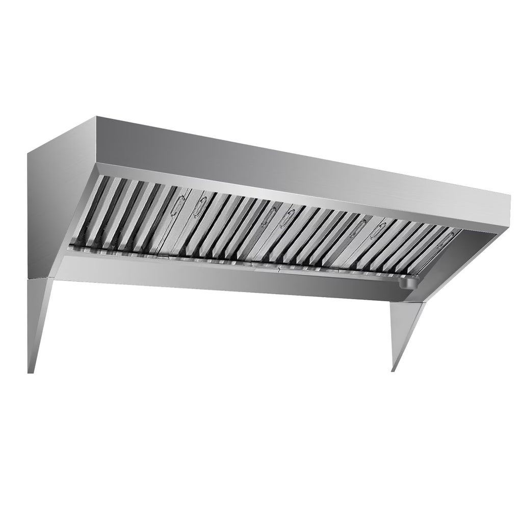 Aoile Commercial Exhaust Hood, 94.48" Rust Resistant Wall Mount Range Hood