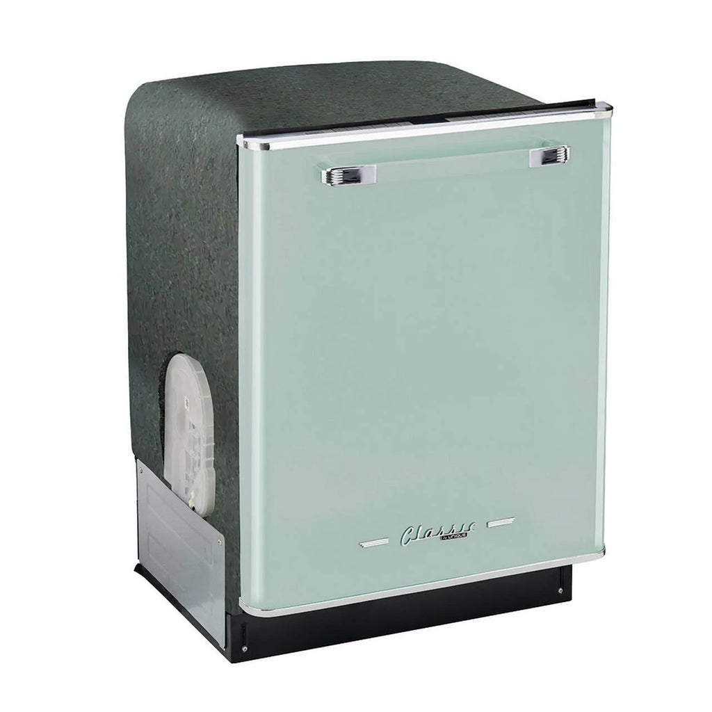 Unique Appliances Classic Retro 24" Built-in Dishwasher with Stainless Steel Tub and LED Lighting