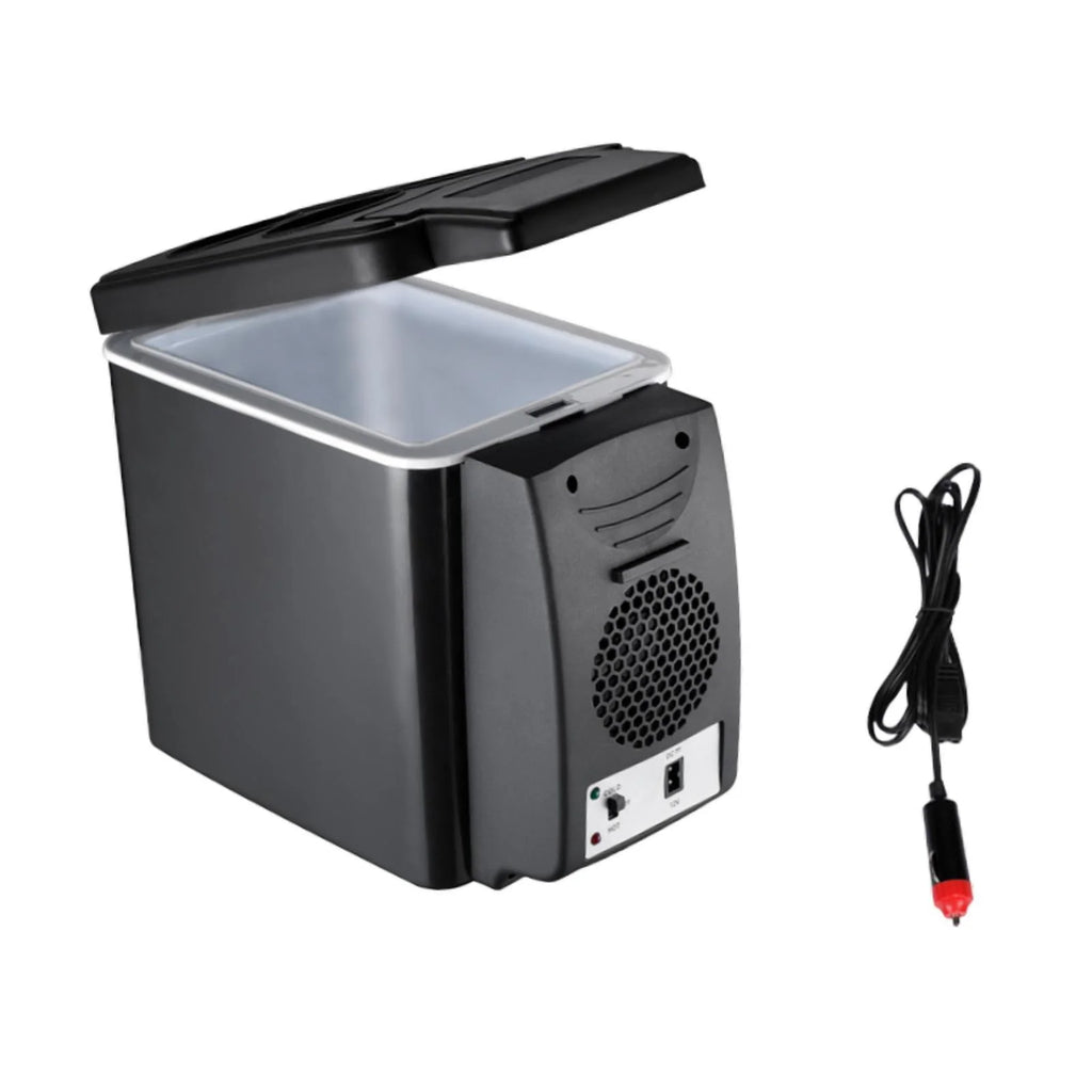 Esquirla Mini Fridge 6L Food Compact Office Can Small Car Refrigerator Freezer Single Hole