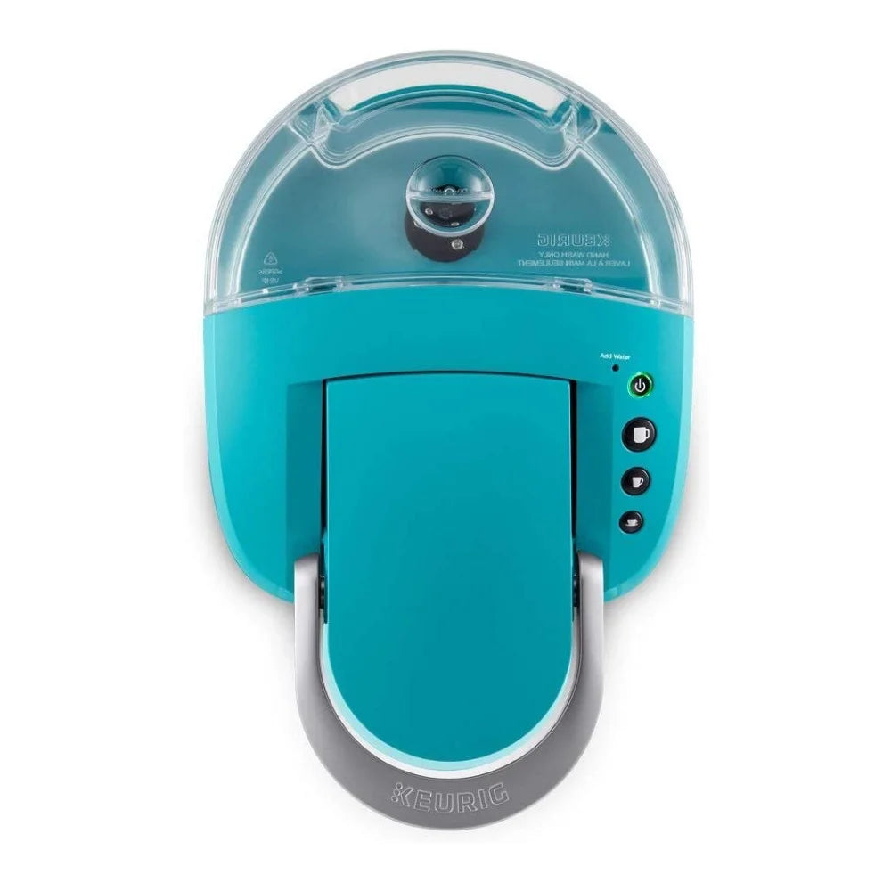 Keurig K-Compact Single-Serve Coffee Maker (Turquoise) with Tumbler Bundle