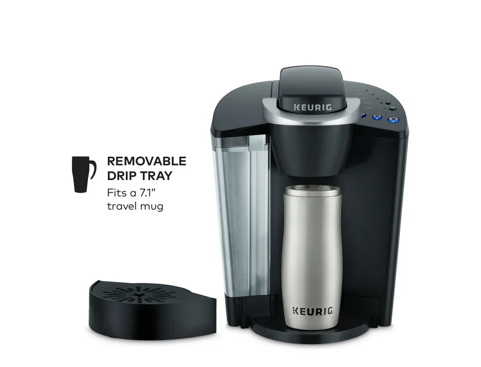 Restored Keurig K-Classic Single Serve K-Cup Pod Coffee Maker, Black (Refurbished)