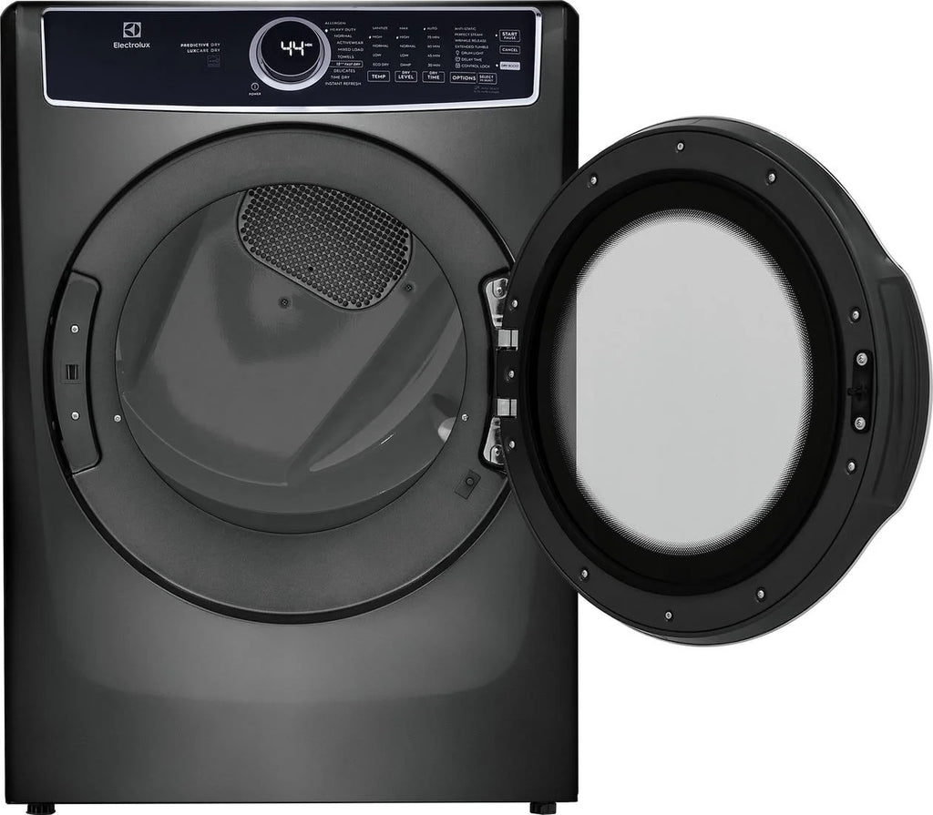 Electrolux ELFE7537AT 8.0 Cu. Ft. Stackable Electric Dryer with Steam and LuxCare Dry System - Titanium