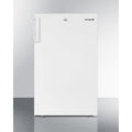 20" wide counter height manual defrost all-freezer with lock, for general purpose use