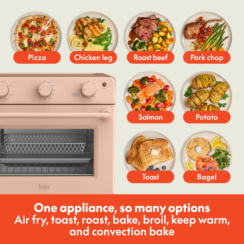 bella 6-Slice Toaster Oven, Oatmilk