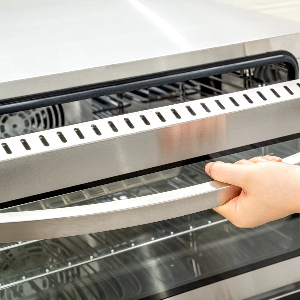 Hi Tek Stainless Steel Half Size Countertop Convection Oven - 120V, 1600W - 1.5 cu ft - 1 count box