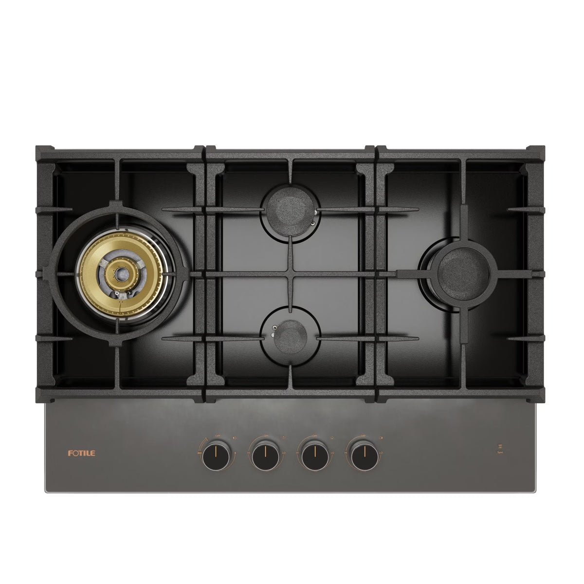 FOTILE Tri-Ring Series 30 Inch Pro Gas Cooktop with 40K total BTU on 4 Burners