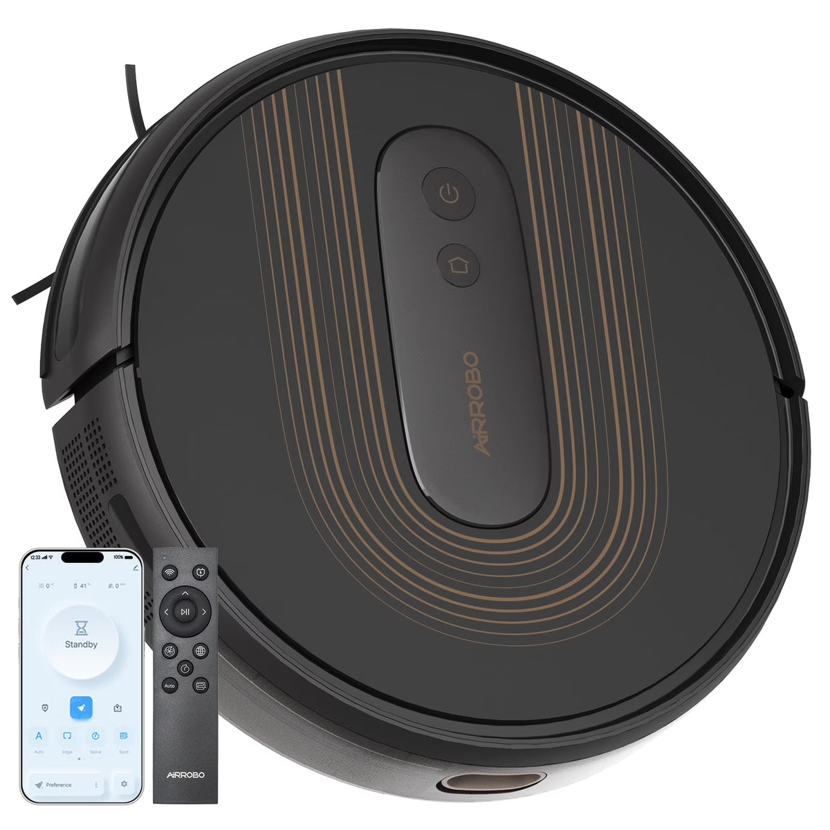 (2025Upgrade) AIRROBO?G50 Robot Vacuum with Home Mapping,2800  Strong power,Wi-fi Connect