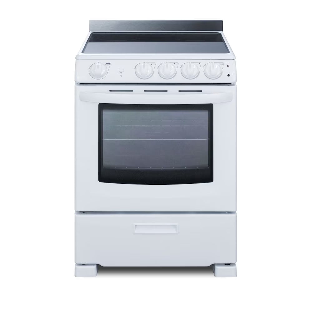 24" Wide Electric Smooth-Top Range