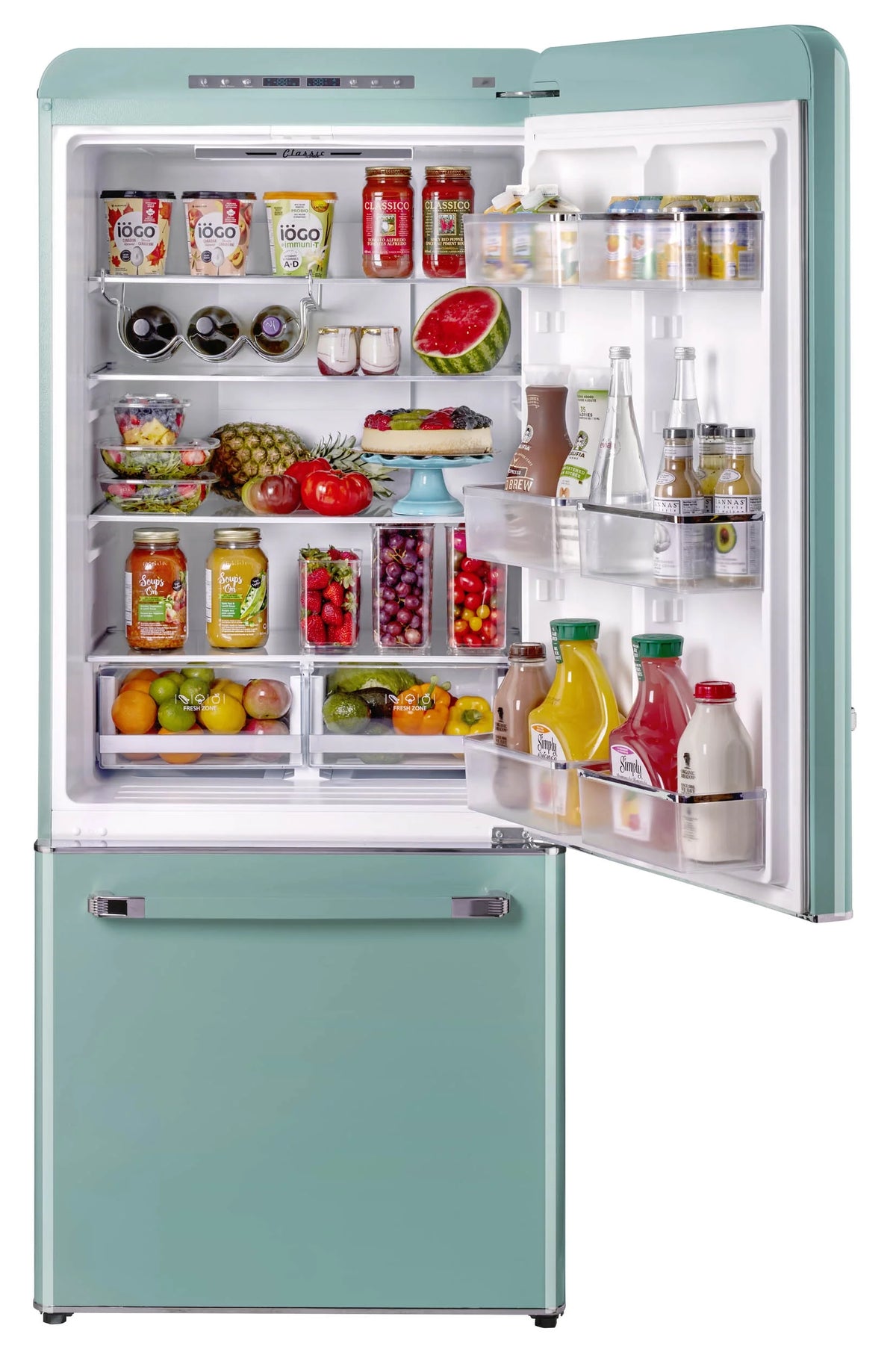 Unique Appliances Ugp-510L Ac Classic Retro 30" Wide 17.7 Cu. Ft. Energy Star Certified