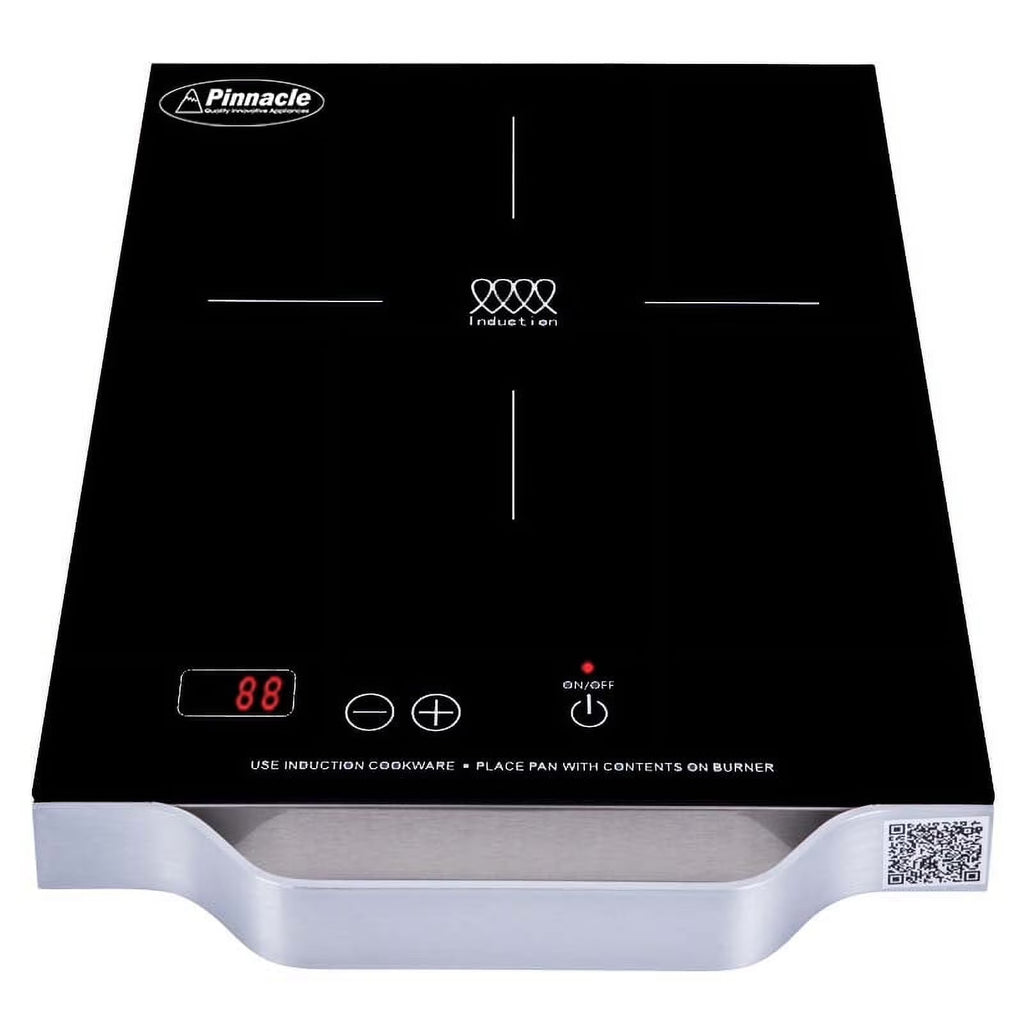 Equator 11inch Portable Single-Burner Induction Cooktop - with Handle in Black