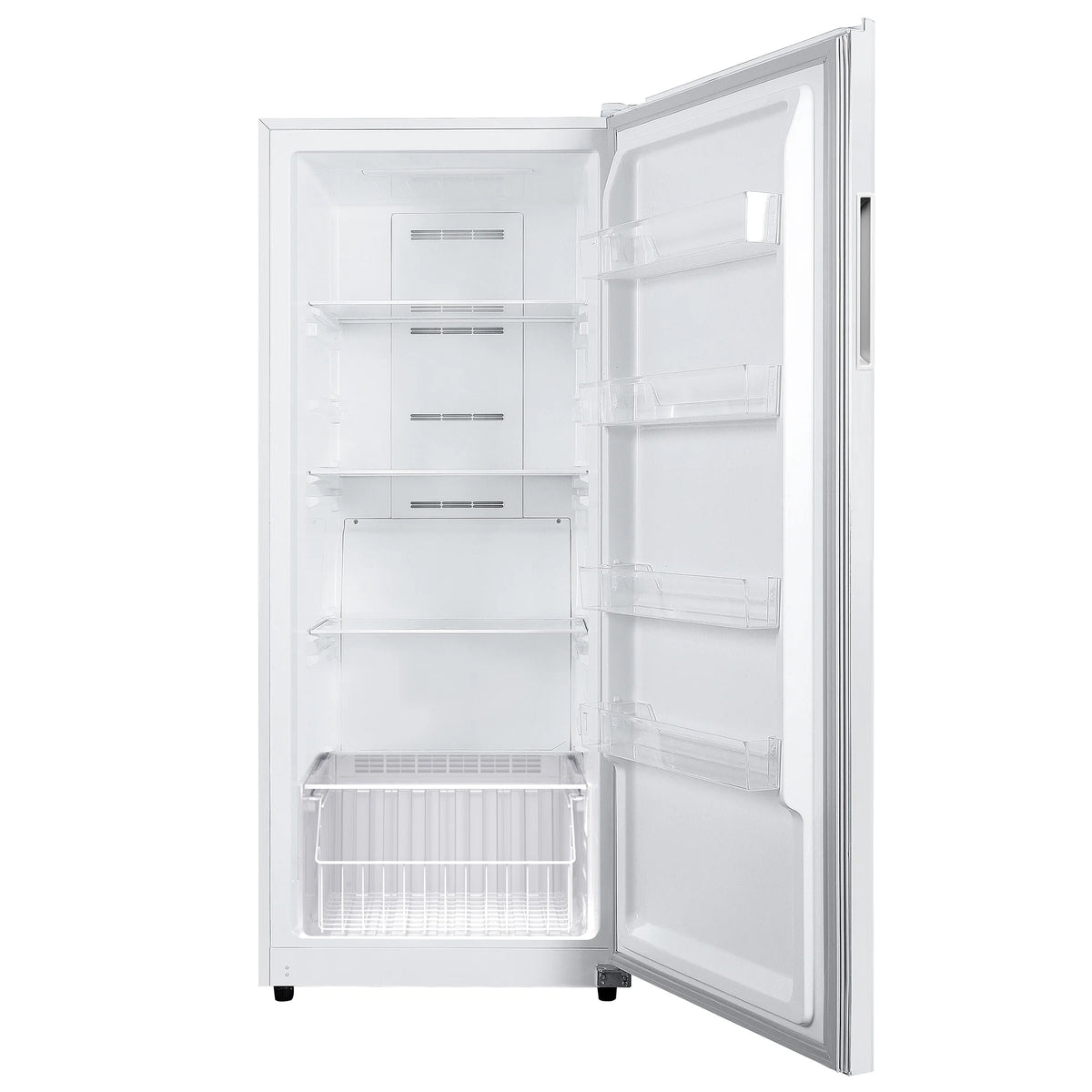 Hamilton Beach 17 cu. ft. Convertible Freezer Refrigerator, Upright Fridge Freezer with Electronic Temperature Control, Energy Efficient White Convertible Fridge - HBFRF1798, White