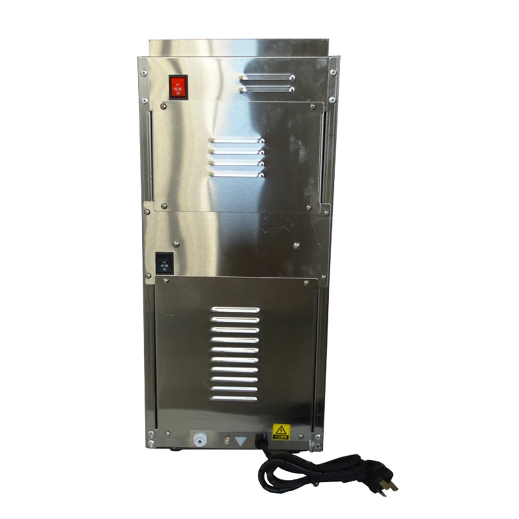 INTBUYING 220V Milk Frother Steam Boiling Water Frothing Machine for Coffee Tea 12L Silver