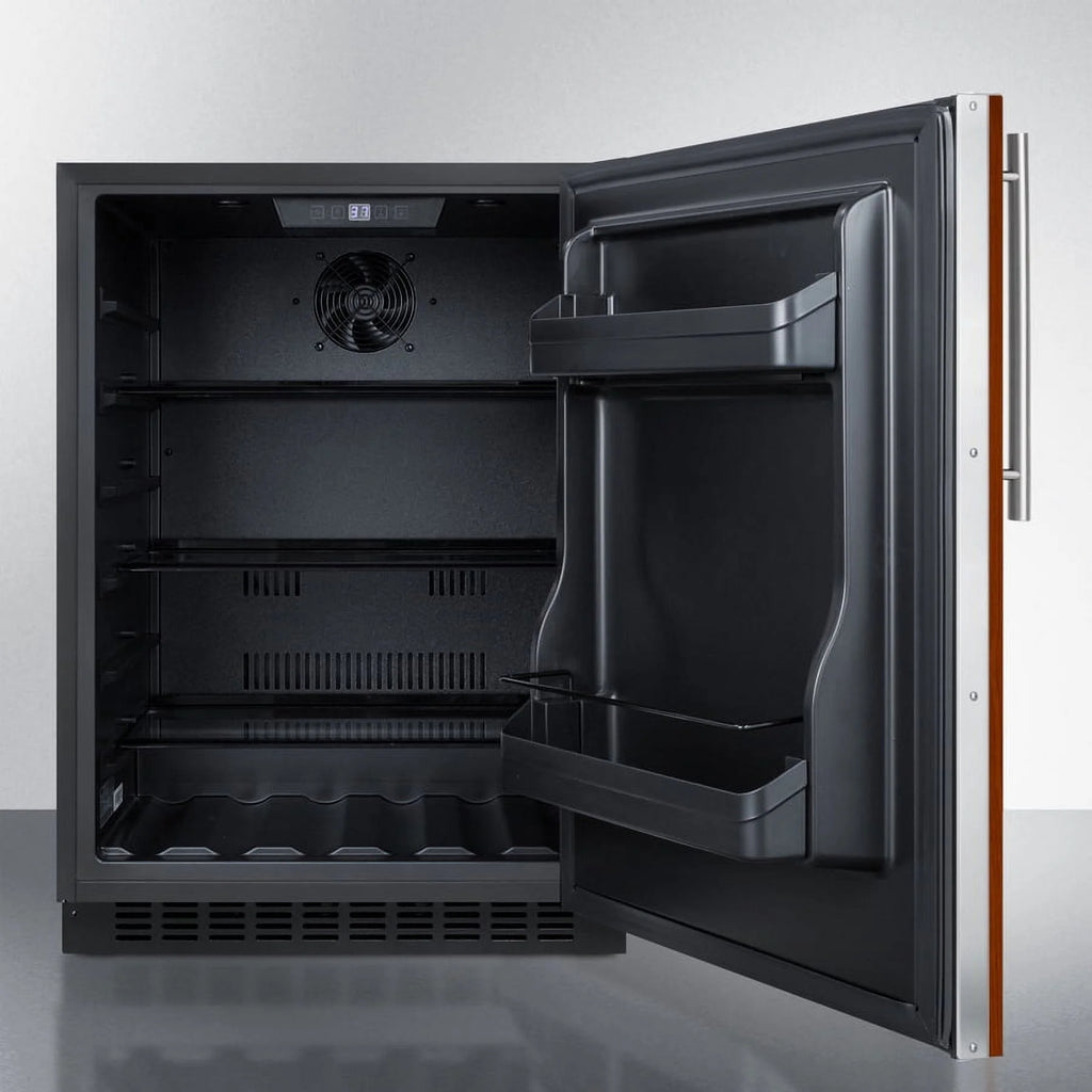 24" Wide Built-In All-Refrigerator, ADA Compliant (Panel Not Included), RHD