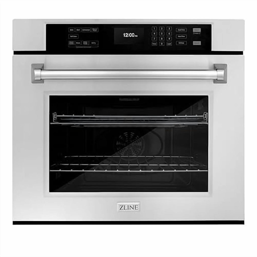 ZLINE 30 in. Professional Convection Single Wall Oven with Air Fry and Self Clean in Stainless Steel (WAS-30)