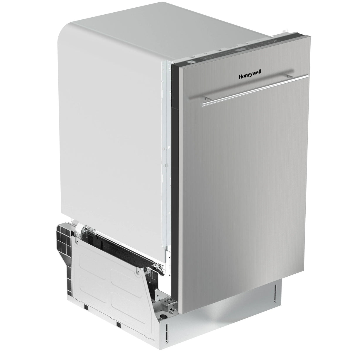 Honeywell 18 in Stainless Steel Built-in Dishwashers