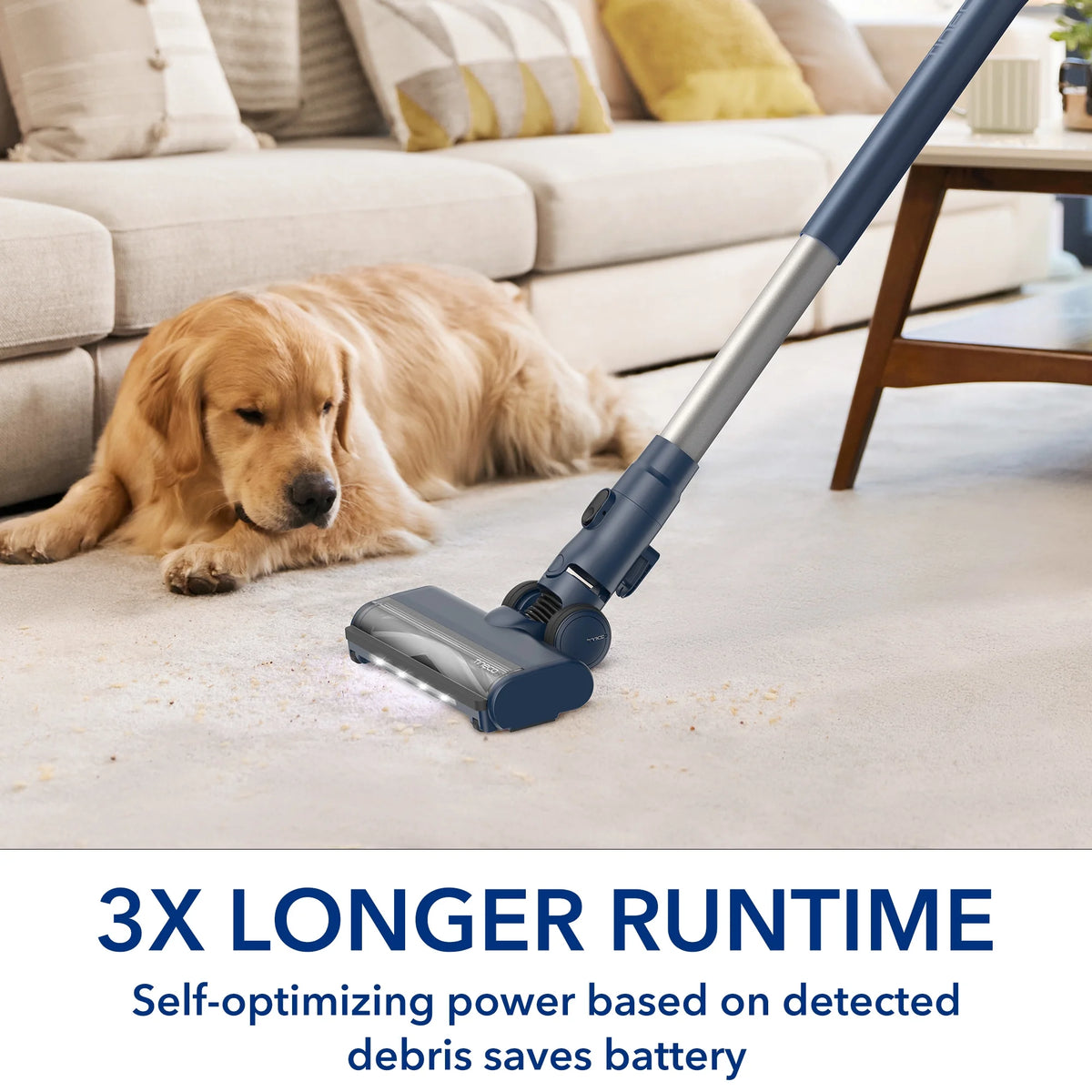 Tineco S10?ZT Smart Cordless Stick Vacuum �C ZeroTangle Brush, iLoop Auto Power, 40?Min, HEPA